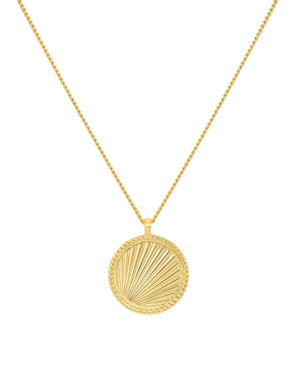 gorjana - Sunny Pendant Necklace - 18k Gold Plated - 19"-21" - Adjustable Length - Spring ring closure - Women - Everyday Wear - Elegant Design - Versatile Style